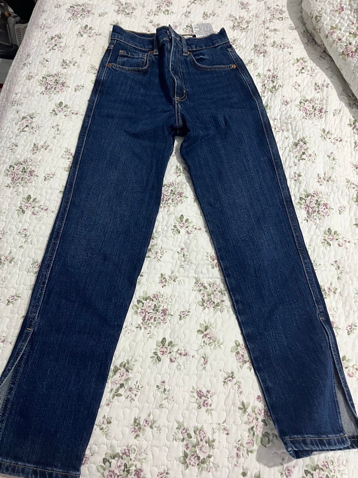 Zara Lacivert  Kadın Jean Pantolon - Görsel 2