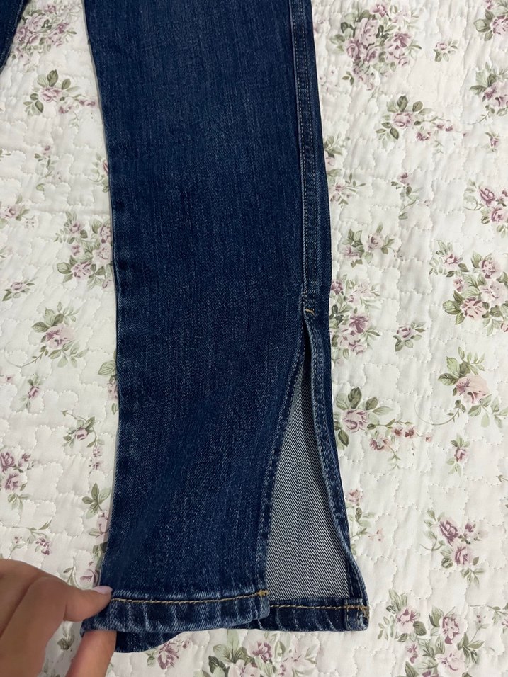 Zara Lacivert  Kadın Jean Pantolon - Görsel 3