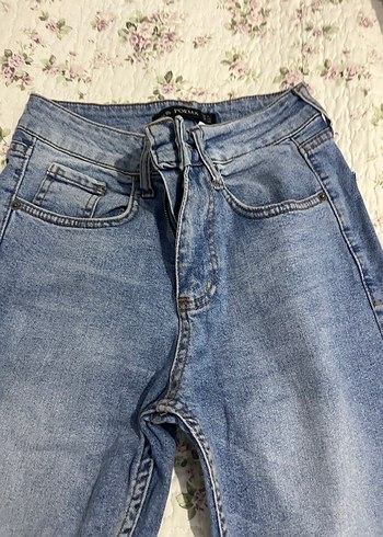 Kadın Mavi Denim Jean - Görsel 3