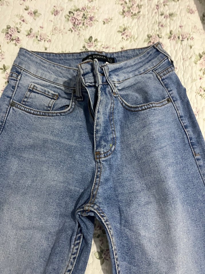 Kadın Mavi  Denim Jean - Görsel 3