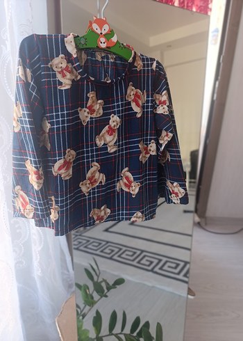 Renkli Baskılı Uzun Kollu çocuk Pijama Takımı - Görsel 4