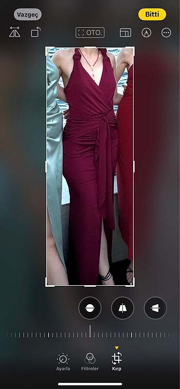 s Beden bordo Renk Mezuniyet elbisesi