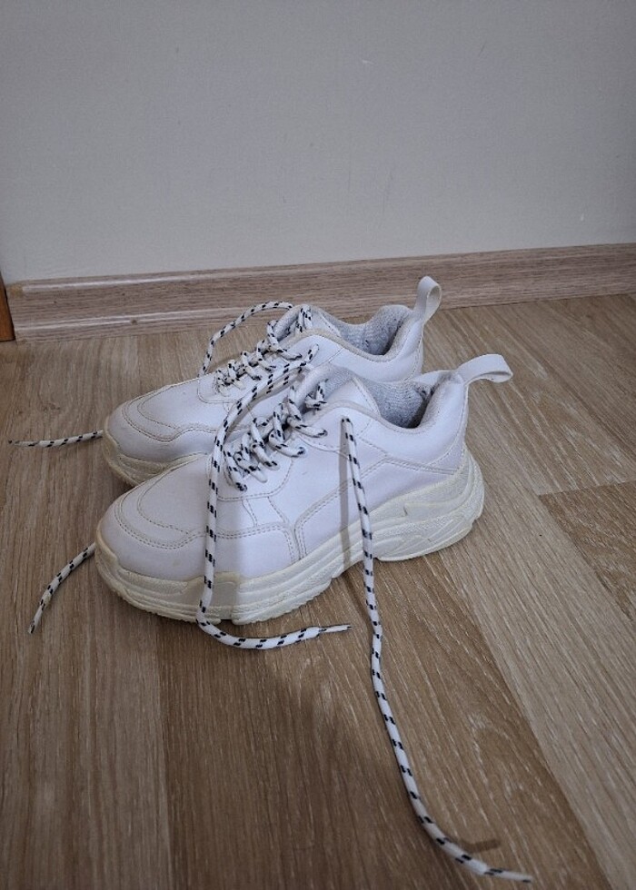 Bambi beyaz spor ayakkabı - Görsel 2