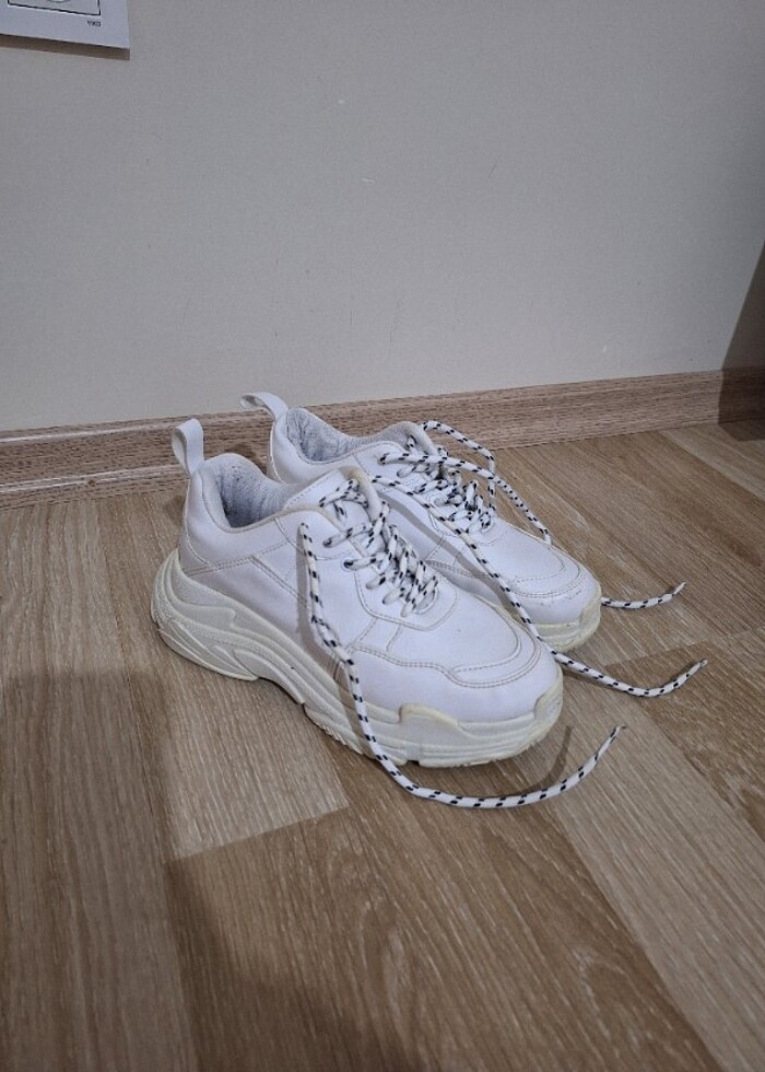 Bambi beyaz spor ayakkabı - Görsel 3