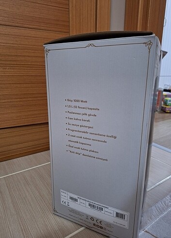 Vestel retro siyah filtre kahve makinesi - Görsel 5