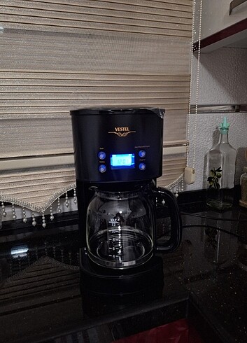Vestel retro siyah filtre kahve makinesi - Görsel 8