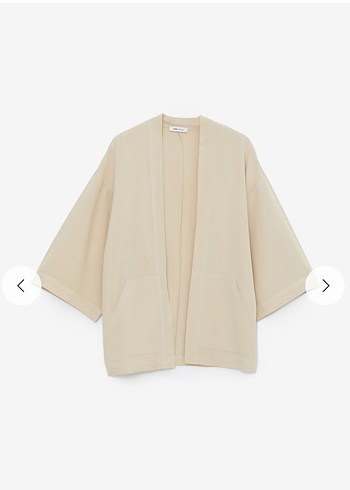 Bej Keten Kadın Kimono Lc Waikiki