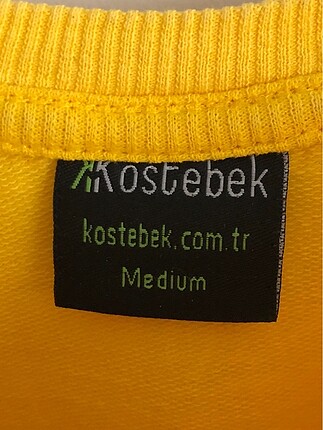 m Beden Köstebek sarı tişört