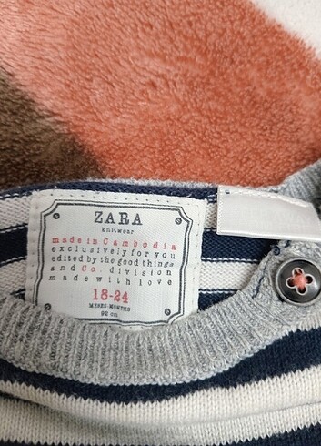 Zara Az kullanılmış erkek bebek kazağı