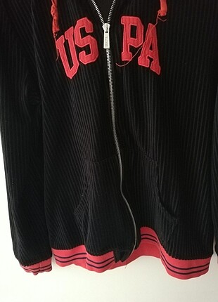 U.S Polo Assn. Fermuarlı sweat 