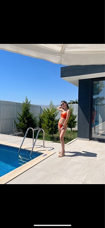 s Beden turuncu Renk Bikini takımı