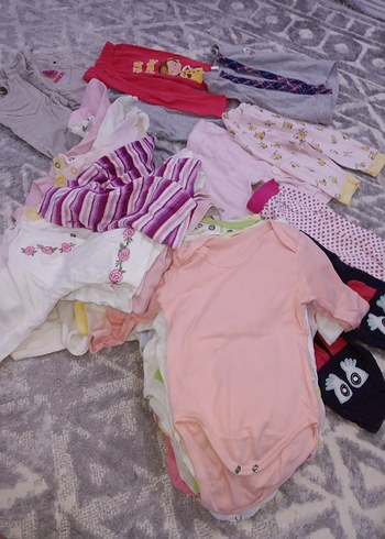 Pembe Uzun Kollu Bebek Body hepsi 2200 tly - Görsel 5