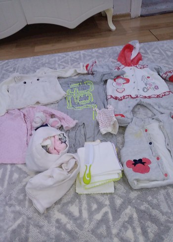 Pembe Uzun Kollu Bebek Body hepsi 2200 tly - Görsel 7