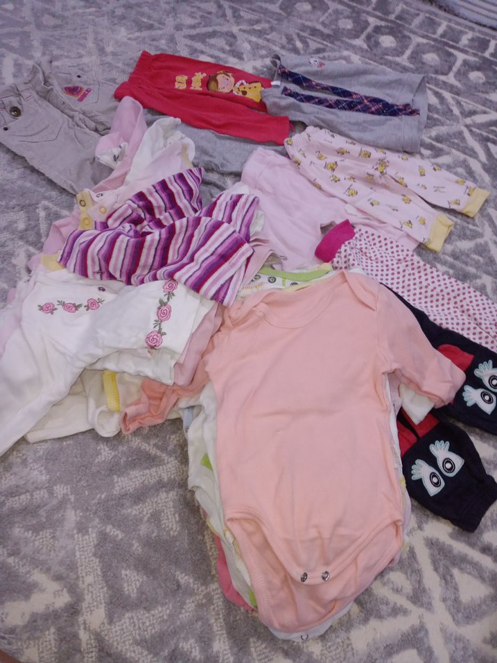 Pembe Uzun Kollu Bebek Body hepsi 2200 tly - Görsel 5