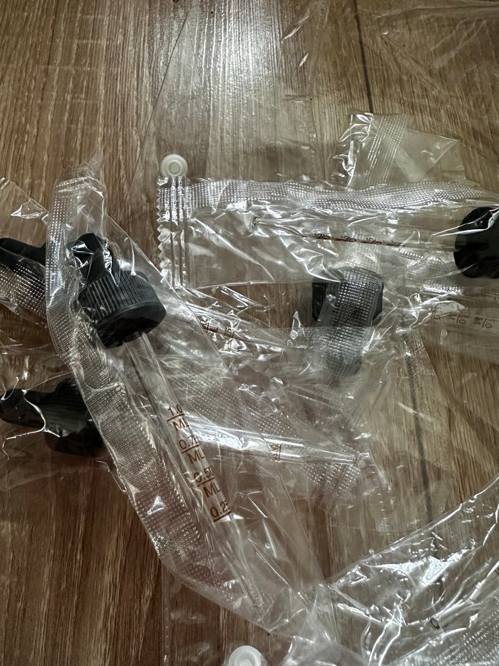 40 adet kobalt mavisi cam şişe - Görsel 2