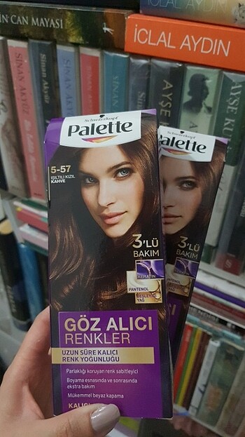 Schwarzkopf Palette Göz Alıcı Renkler 5.57 Işıltılı Kızıl Kahve