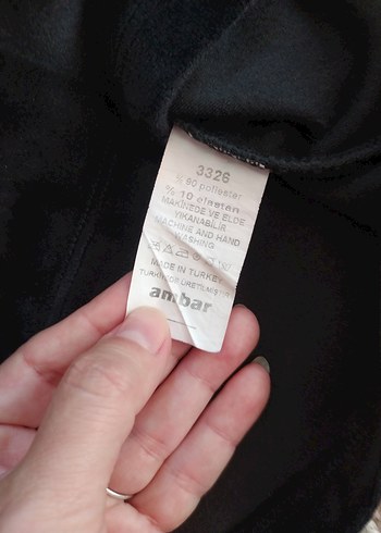 Ambar Marka Kadife Abiye Bluz - Görsel 2