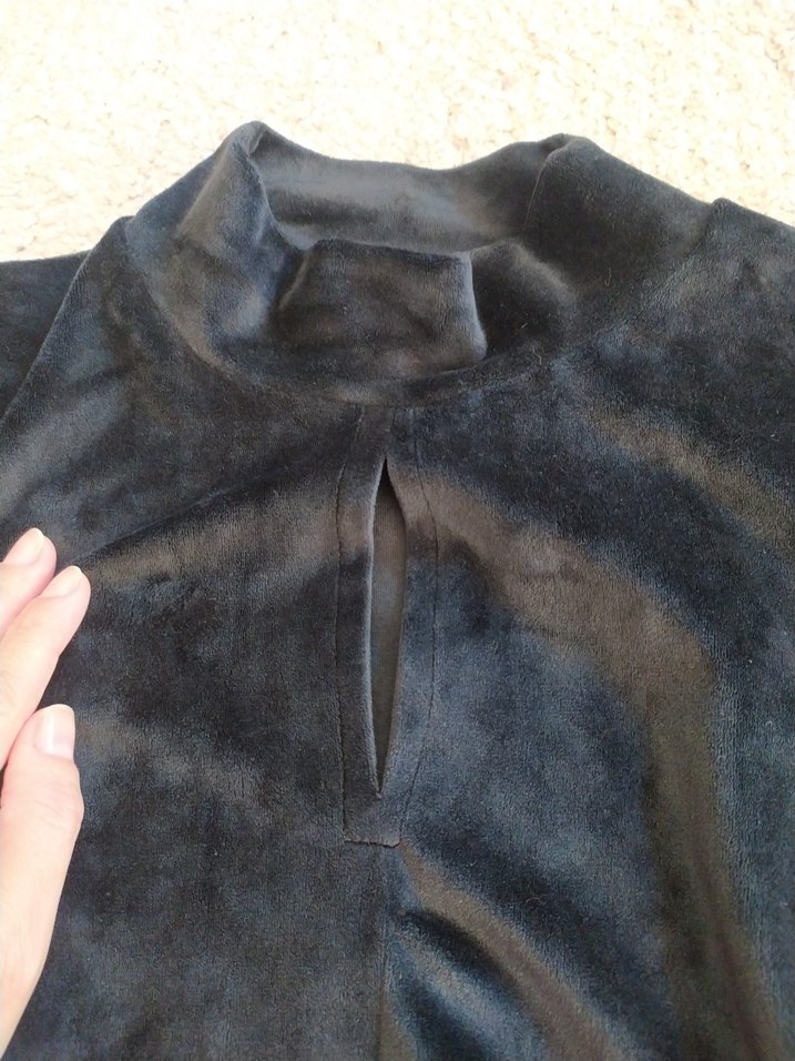 Ambar Marka Kadife Abiye Bluz - Görsel 4