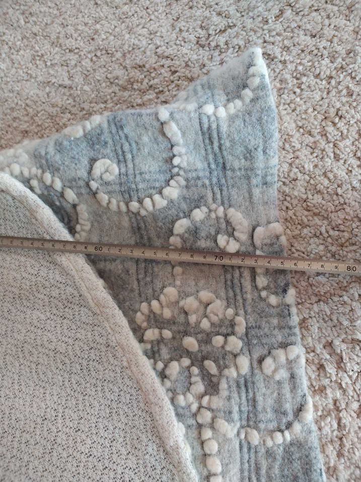 Bohem Gri Triko Hırka/Kaban - Görsel 5