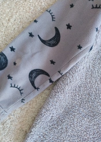 Peluş Sweatshirt Pijama üstü - Görsel 3