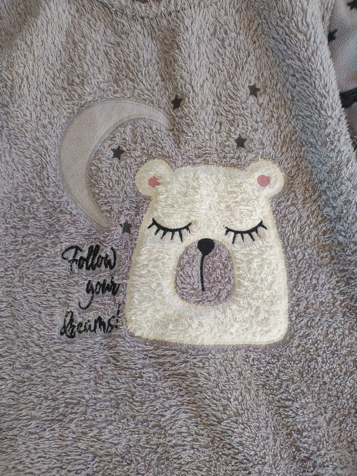 Peluş Sweatshirt Pijama üstü - Görsel 2
