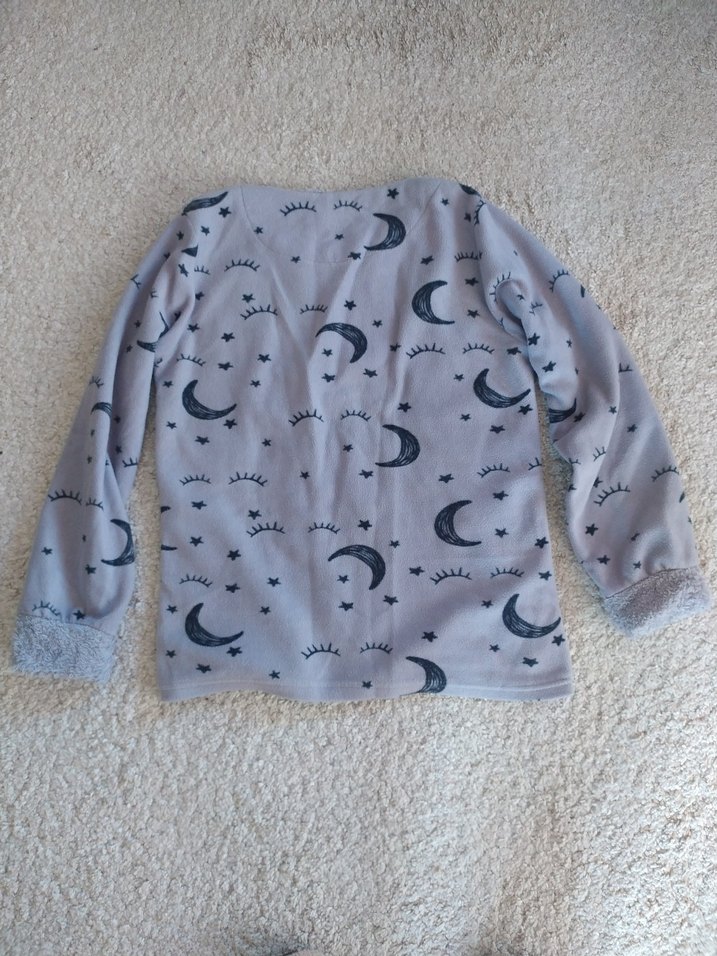 Peluş Sweatshirt Pijama üstü - Görsel 4