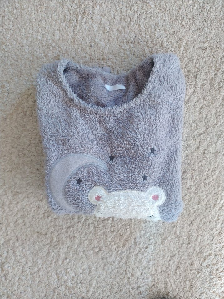 Peluş Sweatshirt Pijama üstü - Görsel 5