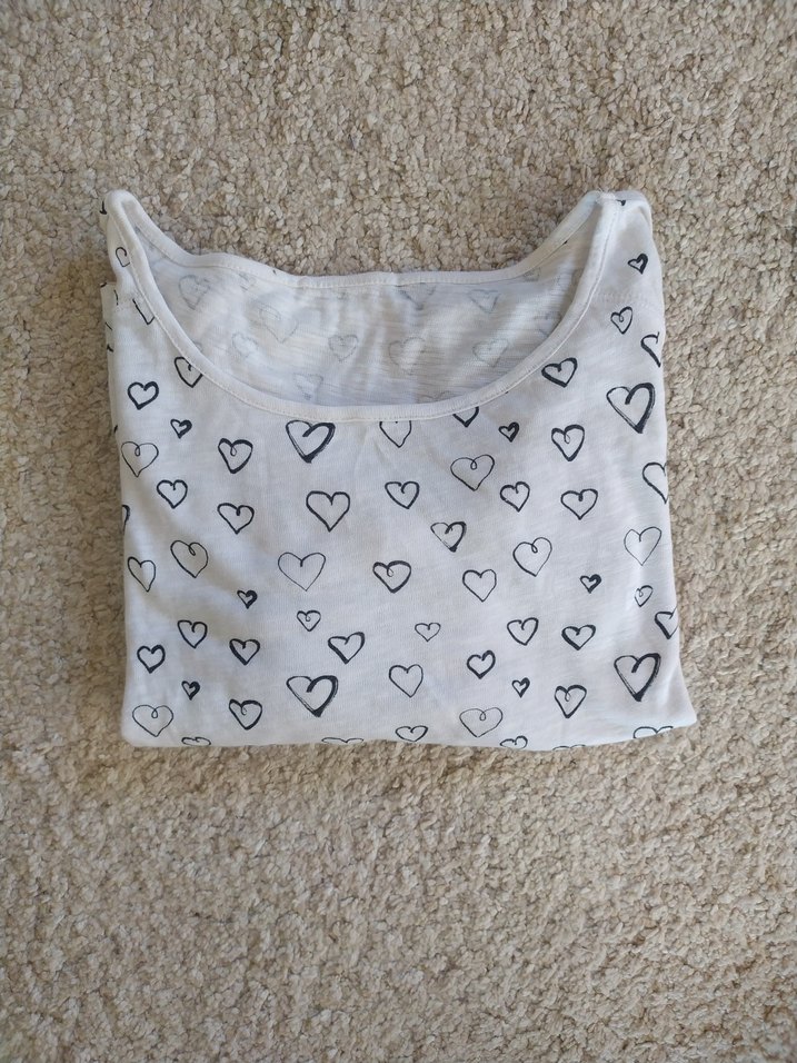 Kalp Desenli T-shirt - Görsel 4