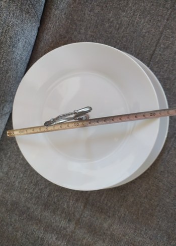 İki Katlı Beyaz Porselen Sunum Tabağı - Görsel 6