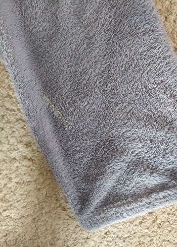 Gri Kadın Peluş Sweatpants - Görsel 3