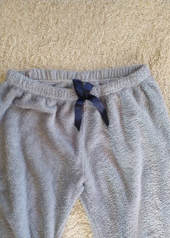 Gri Kadın Peluş Sweatpants - Görsel 2