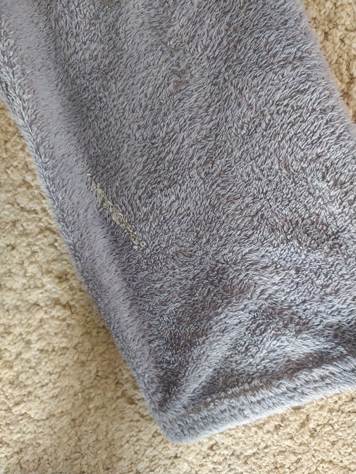 Gri Kadın Peluş Sweatpants - Görsel 3