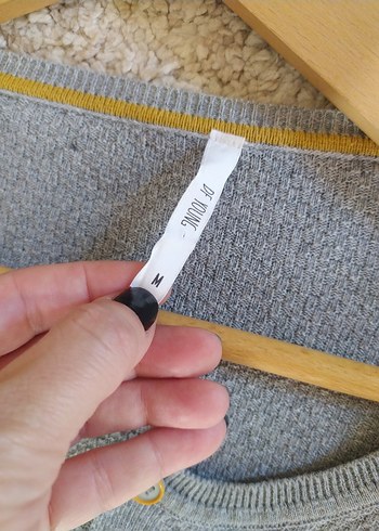 Gri Mevsimlik Kadın Hırka - Görsel 3