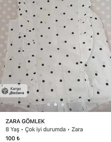 Zara gömlek
