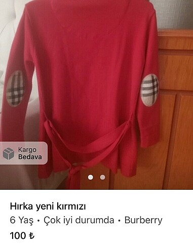 Diğer Burberyy hırka