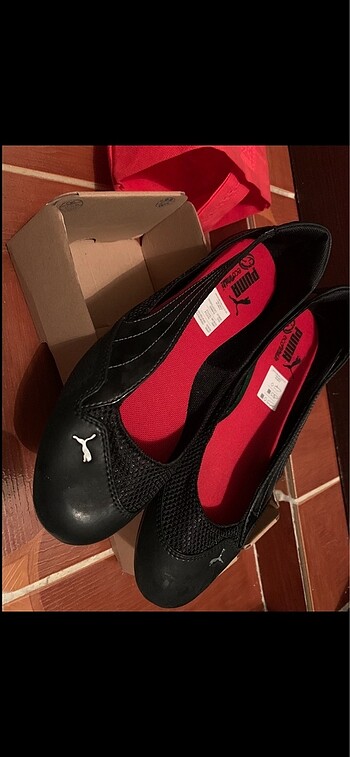 39 Beden siyah Renk Orjinal Puma babet