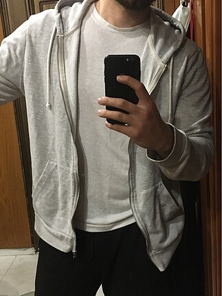 H&M Kapüşonlu Hırka