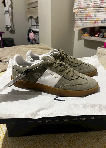 Nautica Haki Suet Sneaker