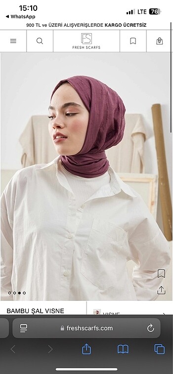 Freshscarfs bambu şal