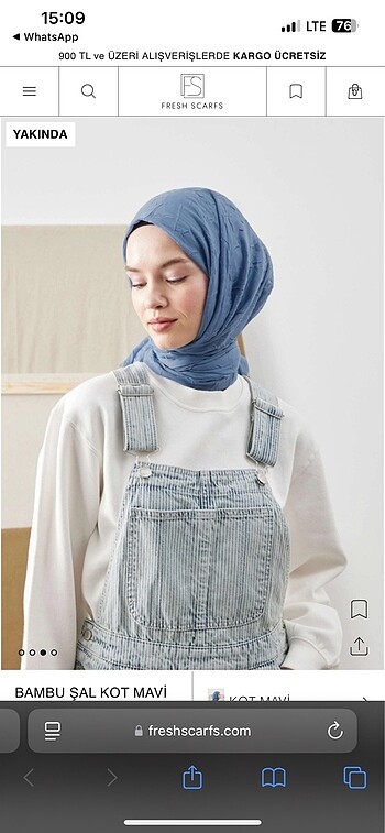Freshscarfs bambu şal