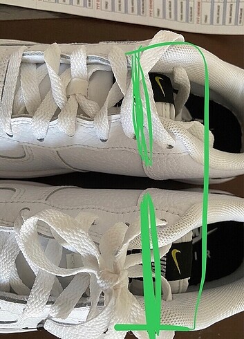 37,5 Beden beyaz Renk Nike air force spor ayakkabı