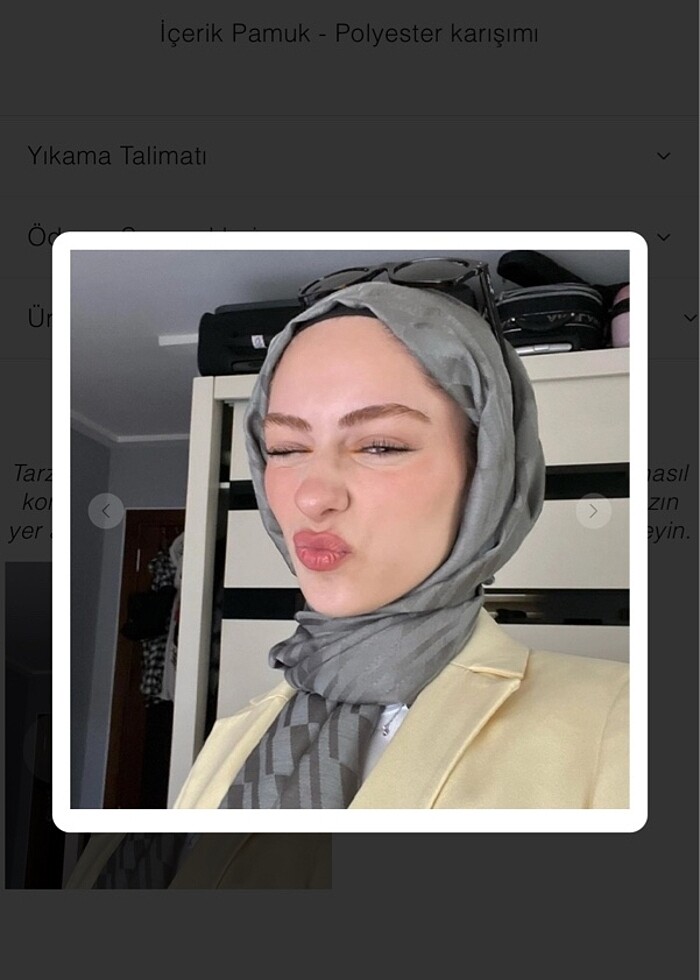 Fresh Dublin Jakarlı Gri şal - Görsel 3