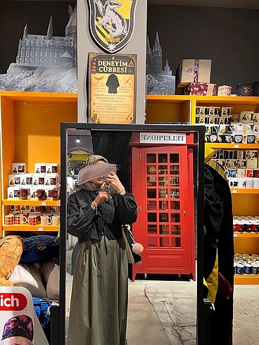 Be Blue Haki Poplin Etek - Görsel 3