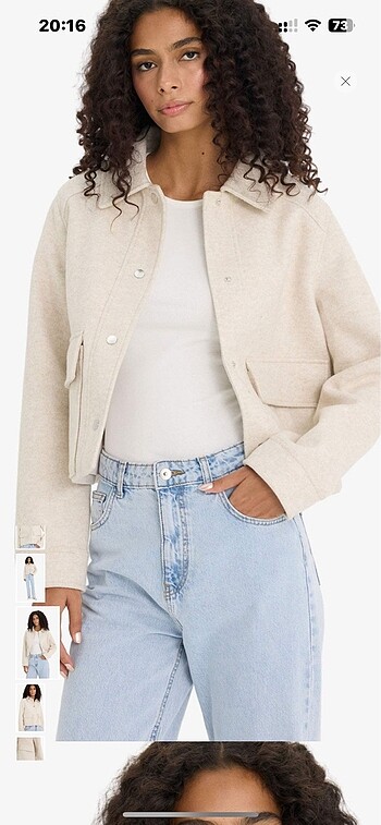 Defacto Kaşe Mont - Görsel 4