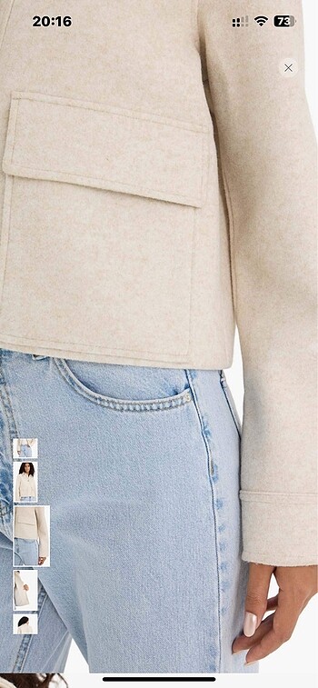 Defacto Kaşe Mont - Görsel 6