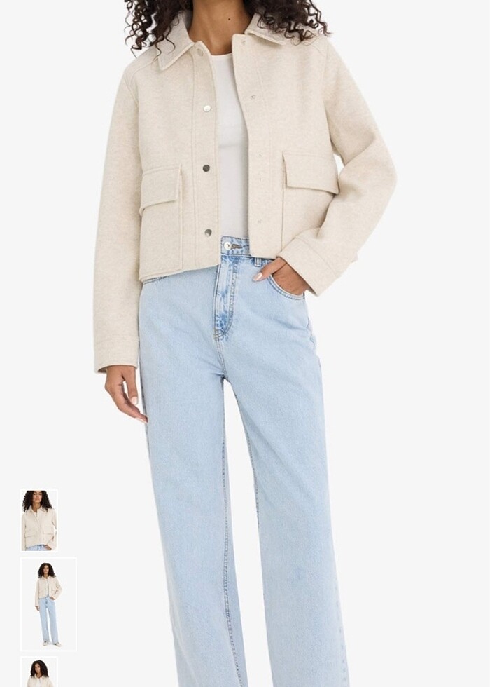 Defacto Kaşe Mont - Görsel 3