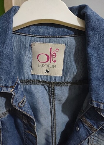 Koton Kadın Kot Ceket - Görsel 4