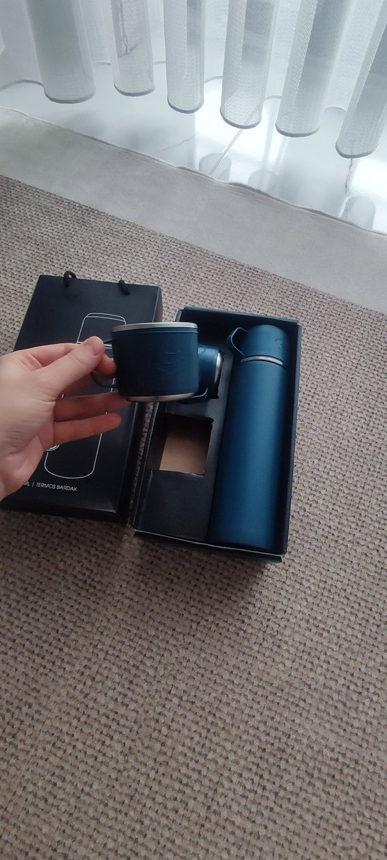 Mavi Çocuk Termos Seti 500 ml - Görsel 2