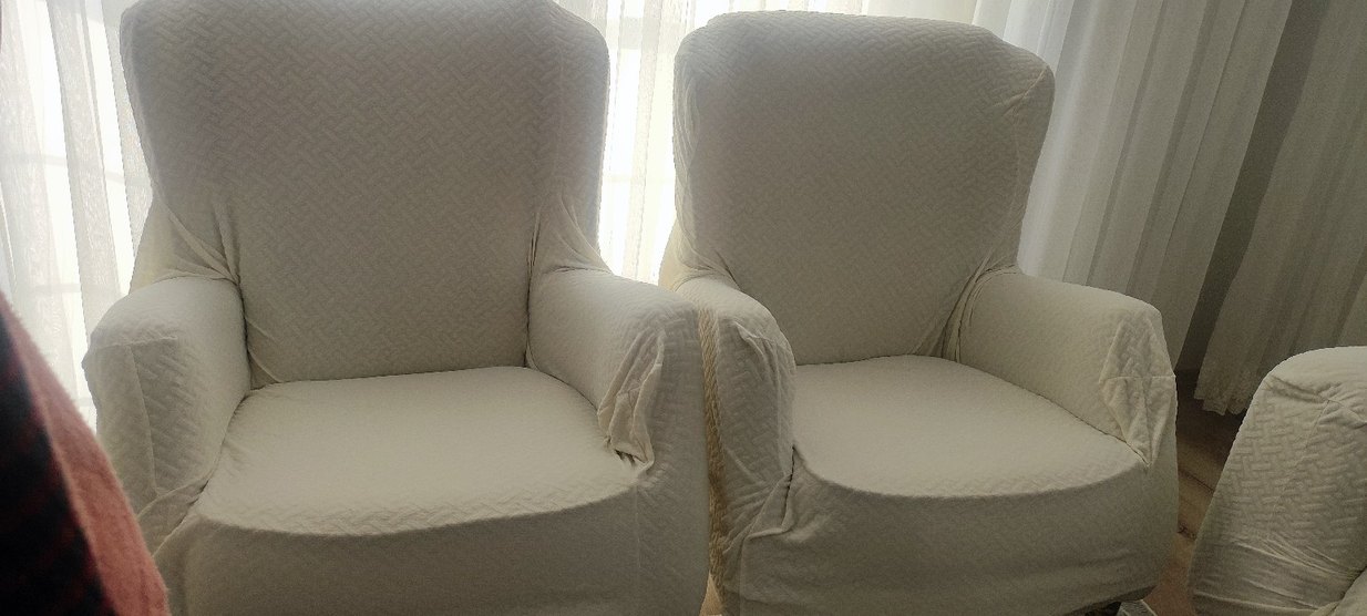 Gri Konvansiyonel Desensiz Koltuk Örtüsü - Görsel 3