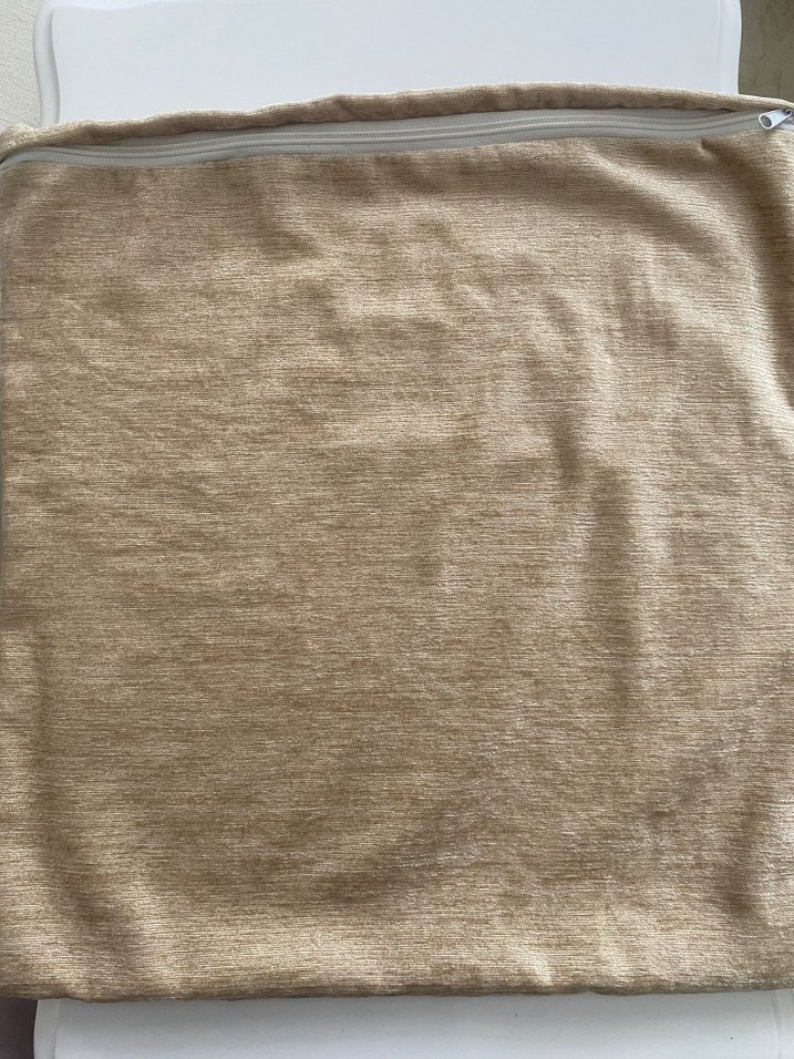 Bej Düz Yastık Kılıfı - Görsel 3